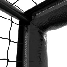 Hudora Football Goal Pro Tect 240 Advanced (high-quality, durable, easy assembly) black - 240x160x85cm